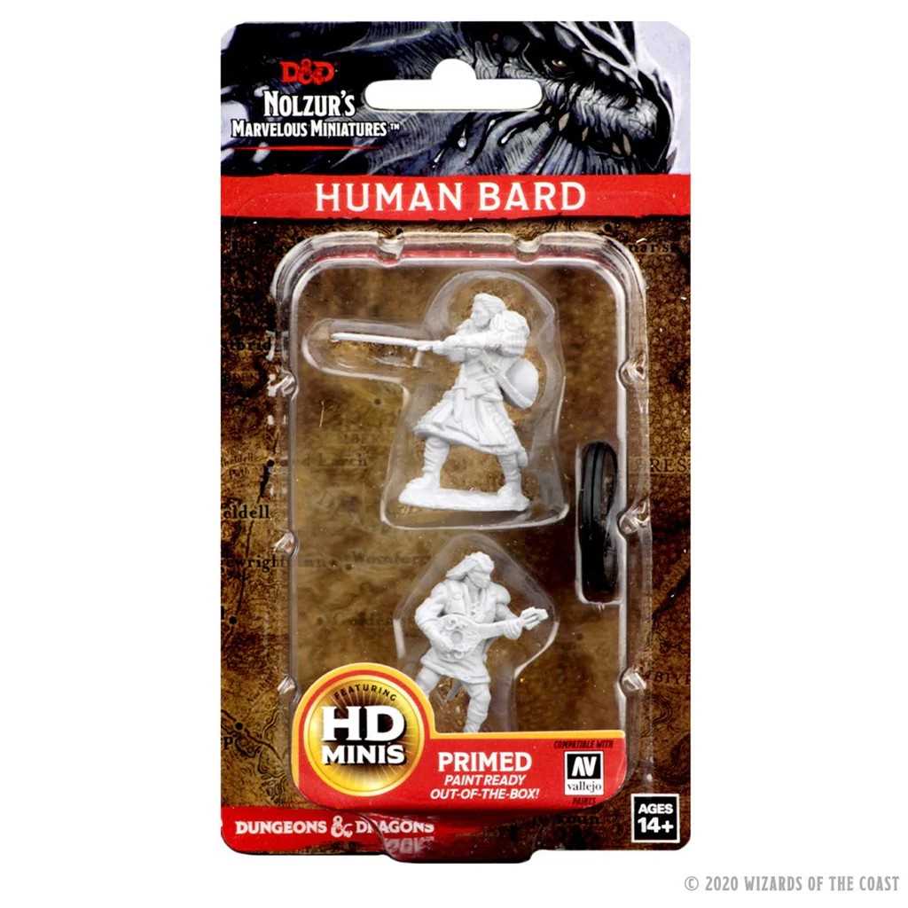 D&D Unpainted Miniatures: Human Male Bard
