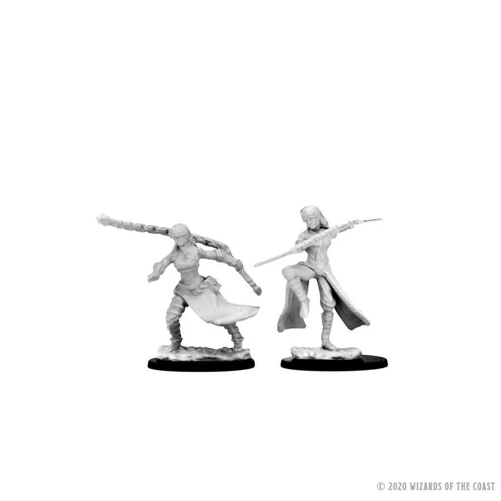 D&D Unpainted Miniatures: Human Female Monk