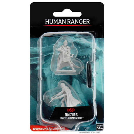 D&D Unpainted Miniatures: Human Female Ranger