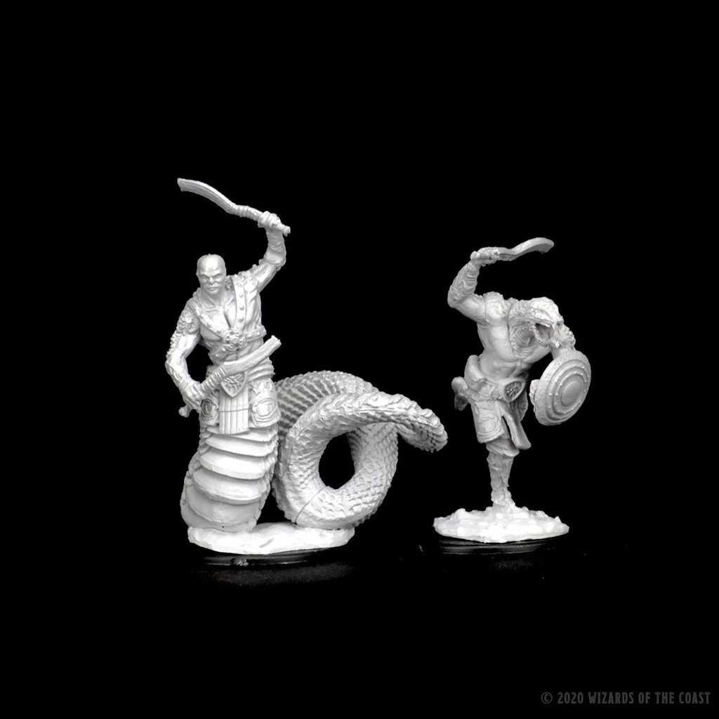 D&D Unpainted Miniatures: Yuan-Ti Malisons