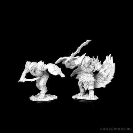 D&D Unpainted Miniatures: Dragonborn Male Fighter