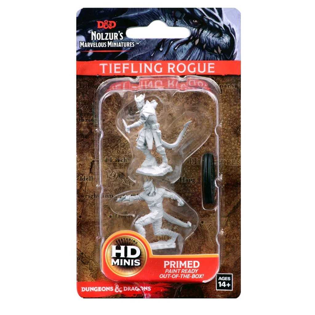 D&D Unpainted Miniatures: Tiefling Male Rogue