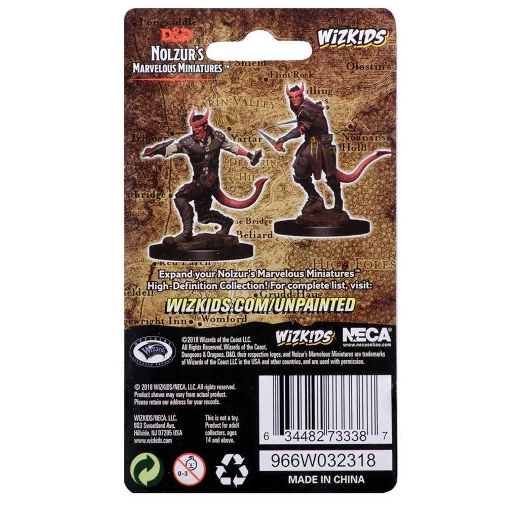 D&D Unpainted Miniatures: Tiefling Male Rogue