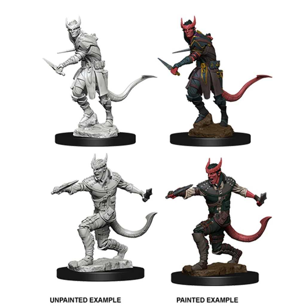 D&D Unpainted Miniatures: Tiefling Male Rogue
