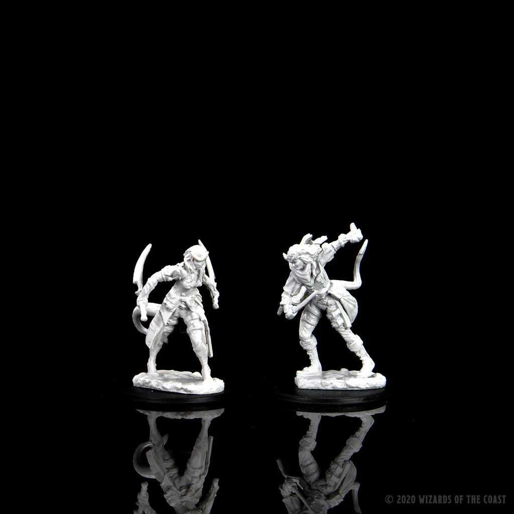 D&D Unpainted Miniatures: Tiefling Female Rogue