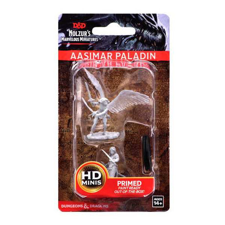 D&D Unpainted Miniatures: Aasimar Female Paladin