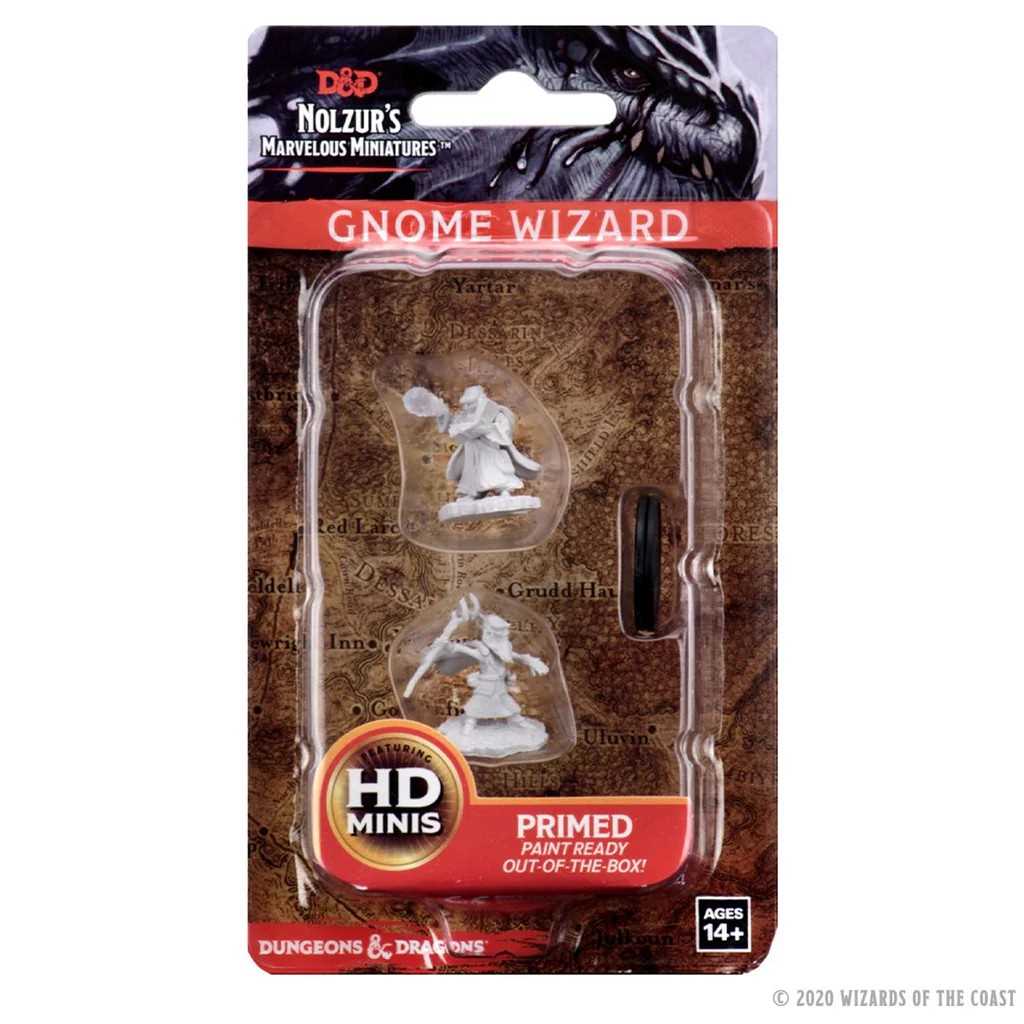 D&D Unpainted Miniatures: Male Gnome Wizard