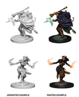 D&D Unpainted Miniatures: Female Tiefling Warlock
