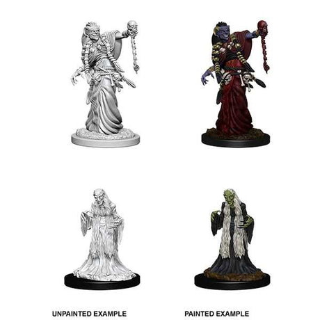 D&D Unpainted Miniatures: Green Hag & Night Hag