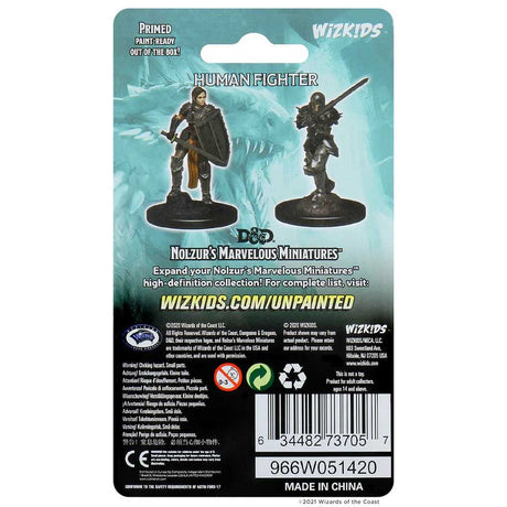D&D Nolzur's Marvelous Unpainted Miniatures: Female Human Fighter