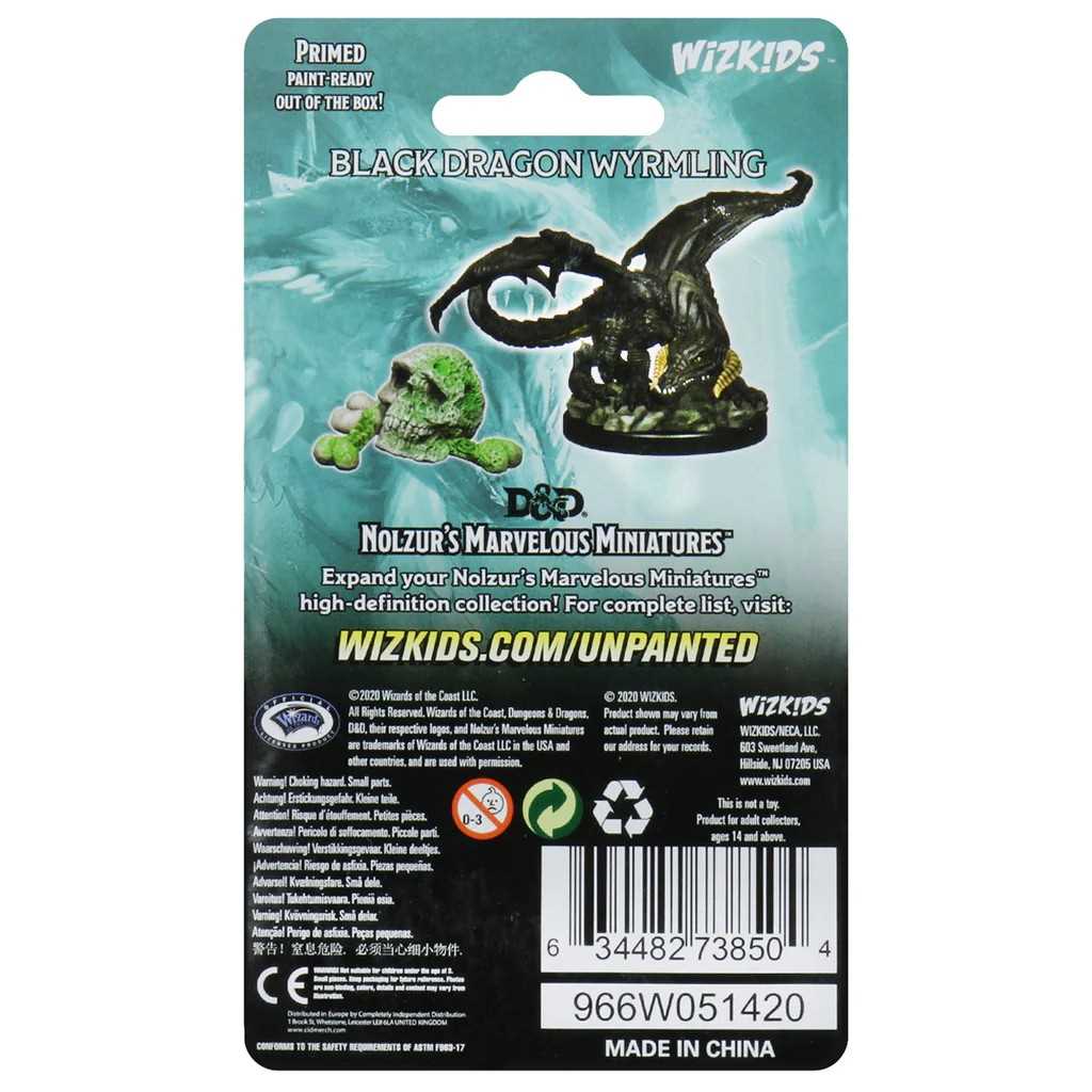 D&D Nolzur's Marvelous Unpainted Miniatures: Black Dragon Wyrmling