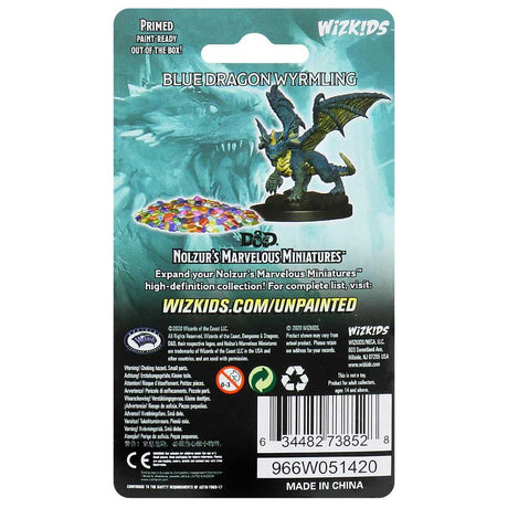 D&D Nolzur's Marvelous Unpainted Miniatures: Blue Dragon Wyrmling