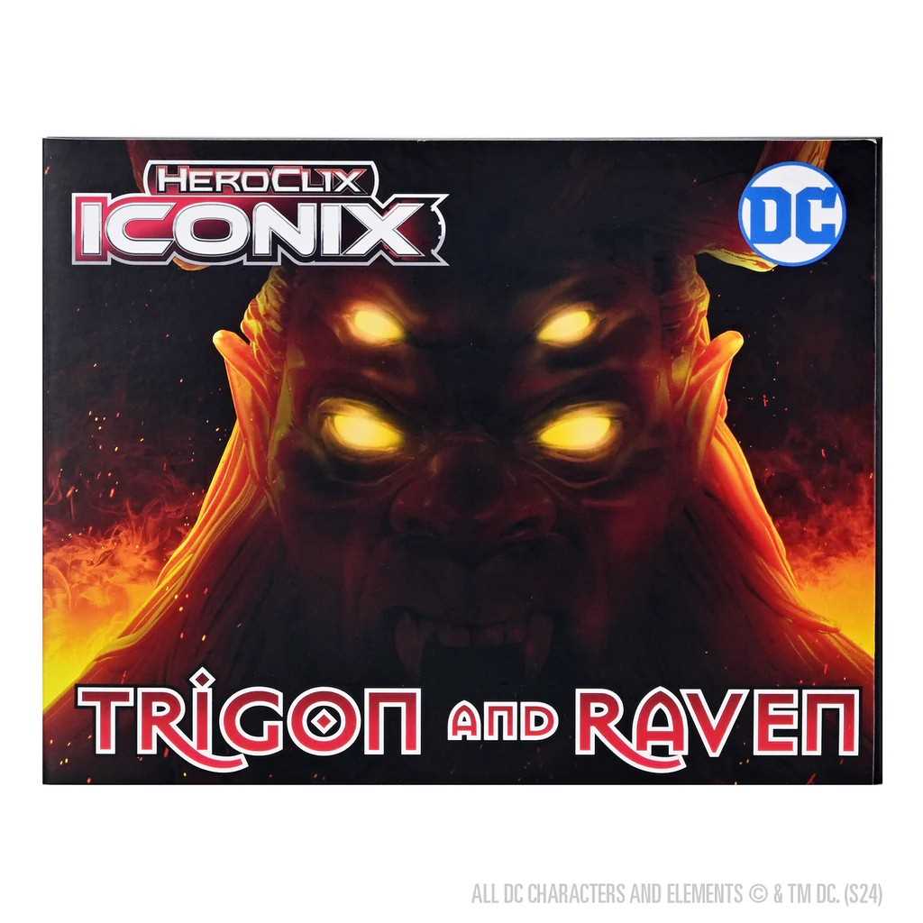 DC HeroClix Iconix: Trigon and Raven
