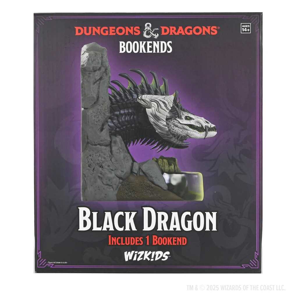 Dungeons & Dragons Bookends: Black Dragon