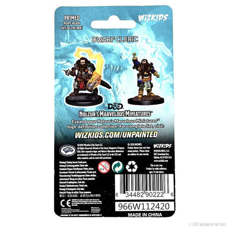 D&D Nolzur's Marvelous Miniatures: Dwarf Cleric Male