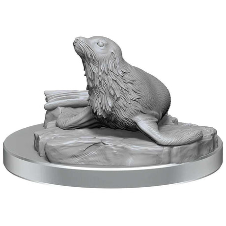 D&D Nolzur's Marvelous Unpainted Miniatures: Locathah & Seal
