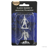 Pathfinder Deep Cuts Miniatures: Plague Zombie & Skeletal Champion