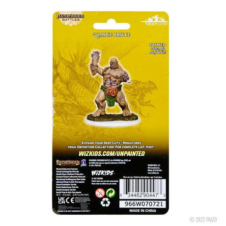 Pathfinder Deep Cuts Unpainted Miniatures: Zombie Brute