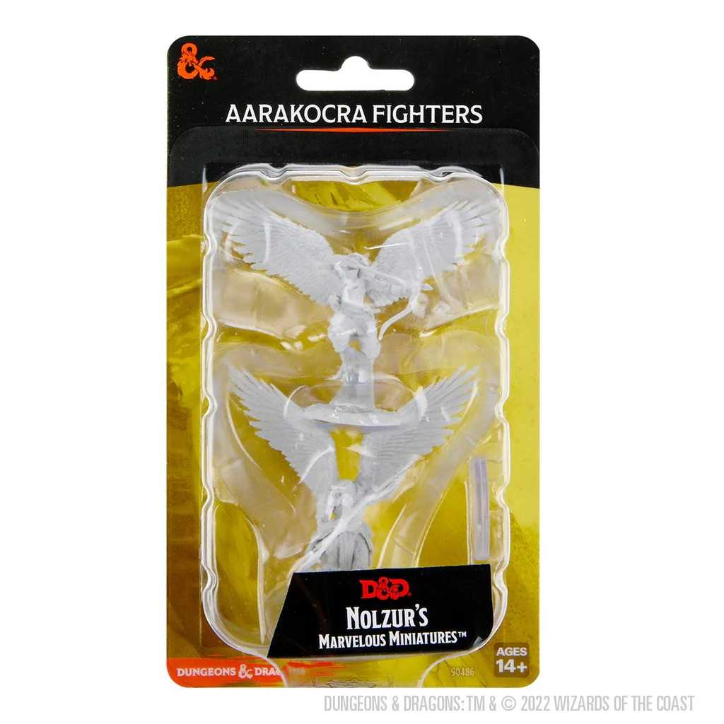 D&D Nolzur's Marvelous Unpainted Miniatures: Aarakocra Fighters