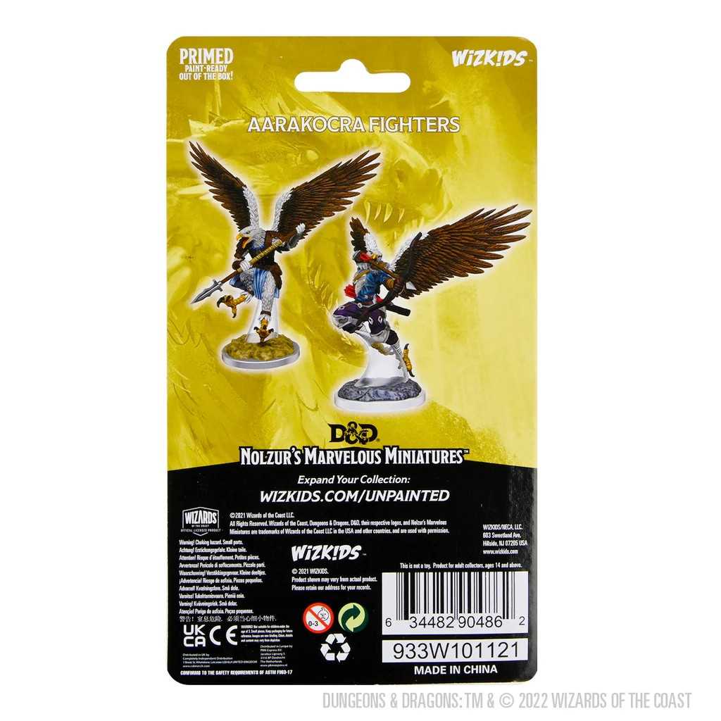 D&D Nolzur's Marvelous Unpainted Miniatures: Aarakocra Fighters