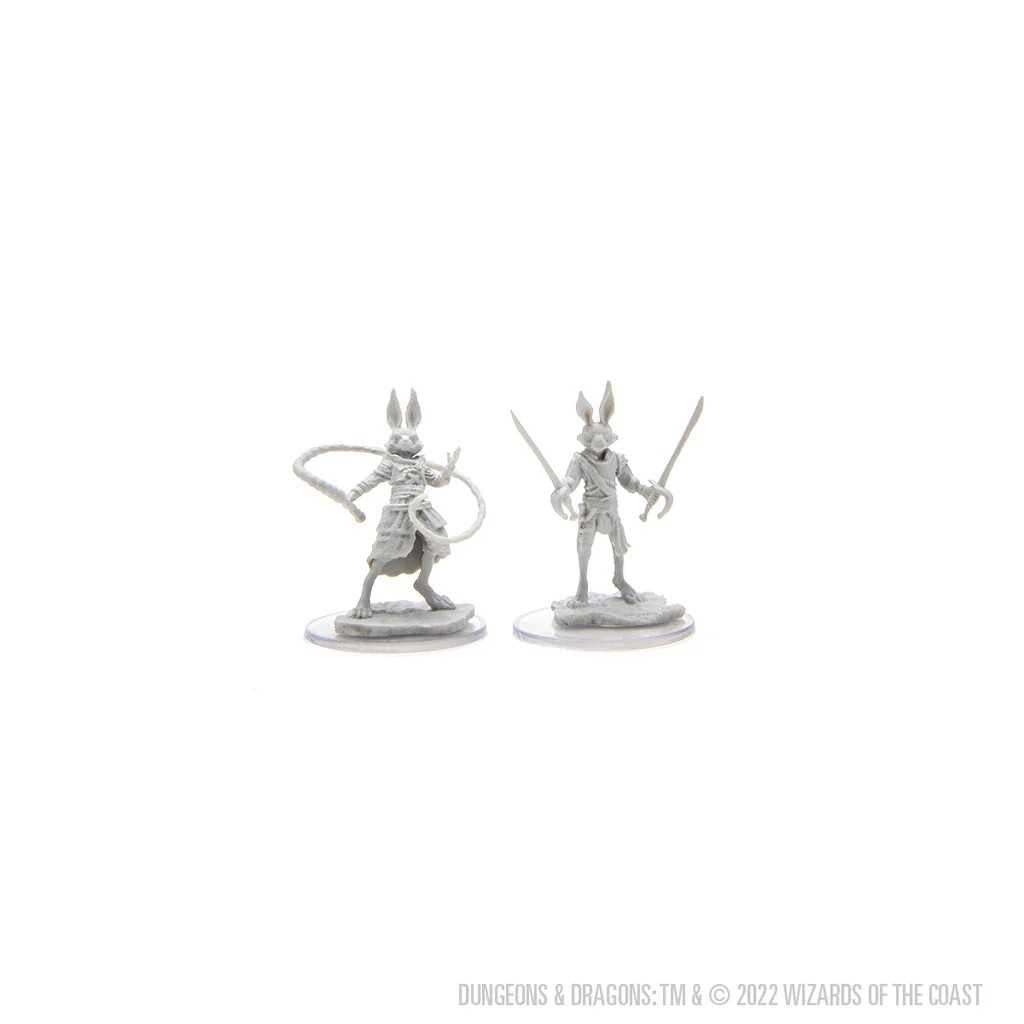 D&D Nolzur's Marvelous Unpainted Miniatures: Harengon Rogues