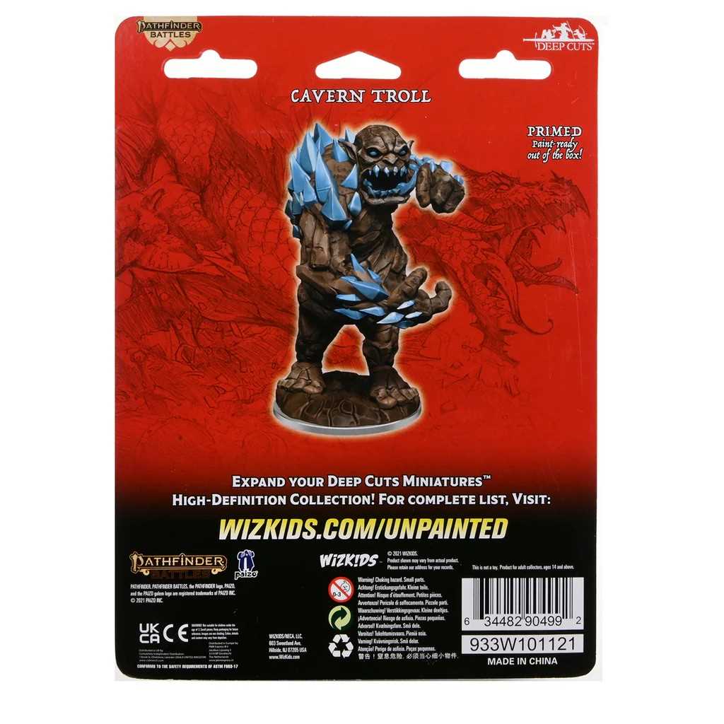 Pathfinder Battles Deepcuts: Cavern Troll
