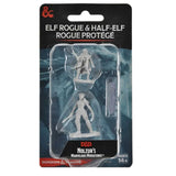 D&D Nolzur's Marvelous Unpainted Miniatures: Elf Rogue & Half-Elf Rogue Protégé