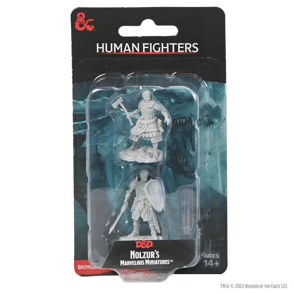 D&D Nolzur's Marvelous Miniatures: Human Fighters