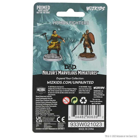 D&D Nolzur's Marvelous Miniatures: Human Fighters
