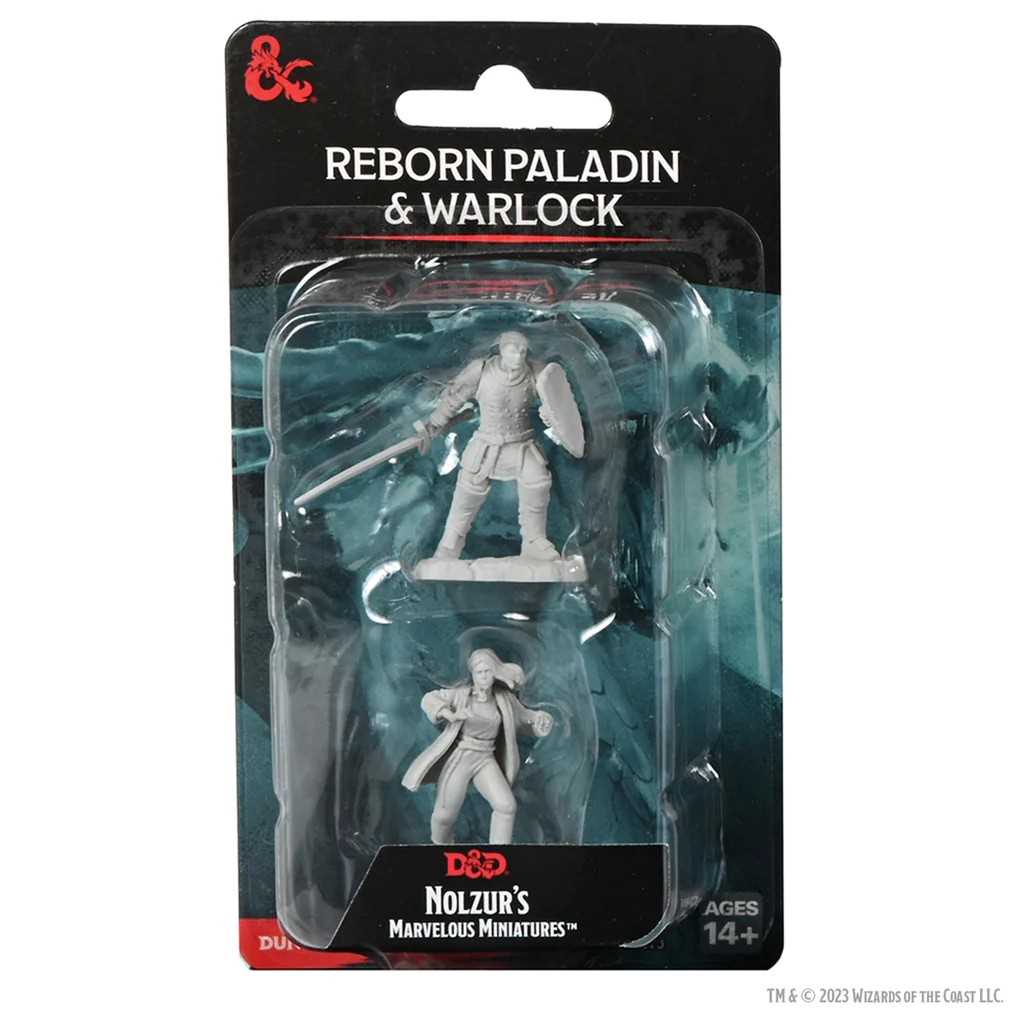 D&D Nolzur's Marvelous Miniatures: Reborn Paladin & Reborn Warlock