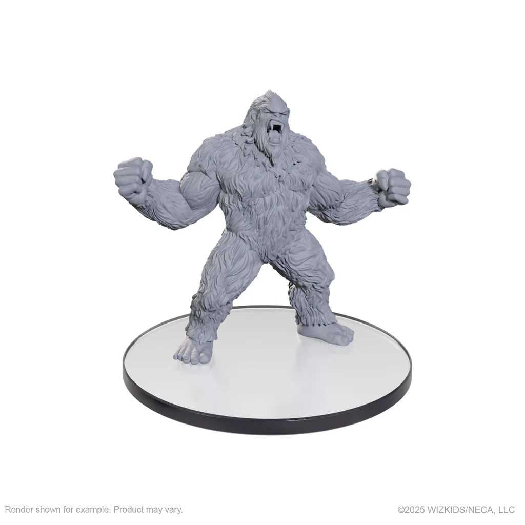 WizKids Deep Cuts Unpainted Miniatures: Bigfoot