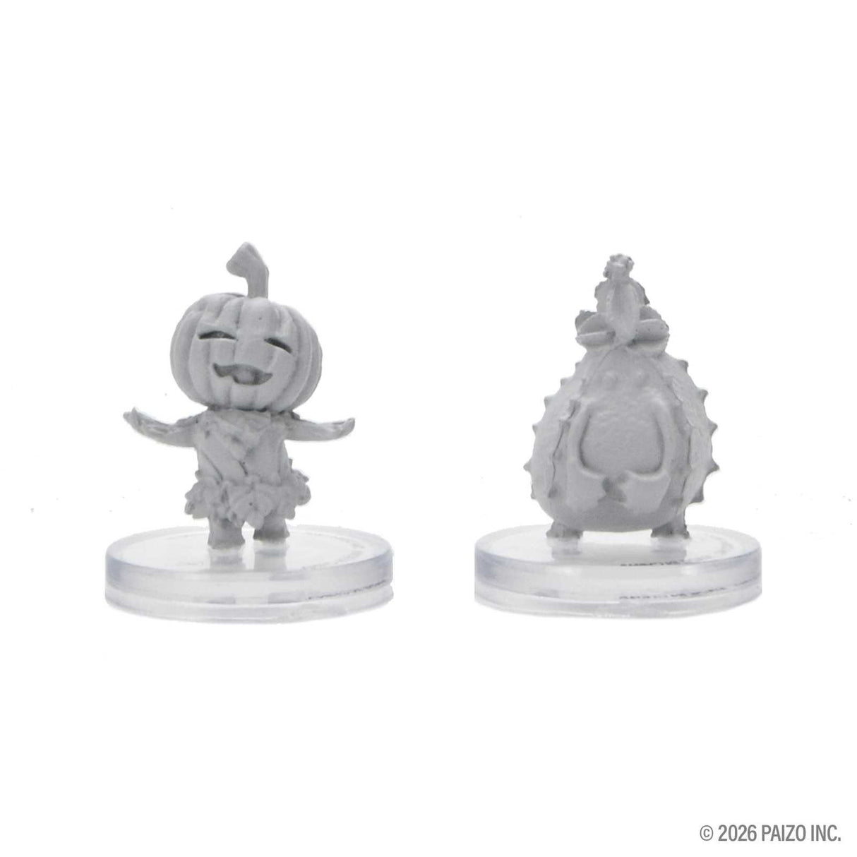 Pathfinder Battles Deep Cuts Unpainted Miniatures: Gourd Leshy and Cactus Leshy