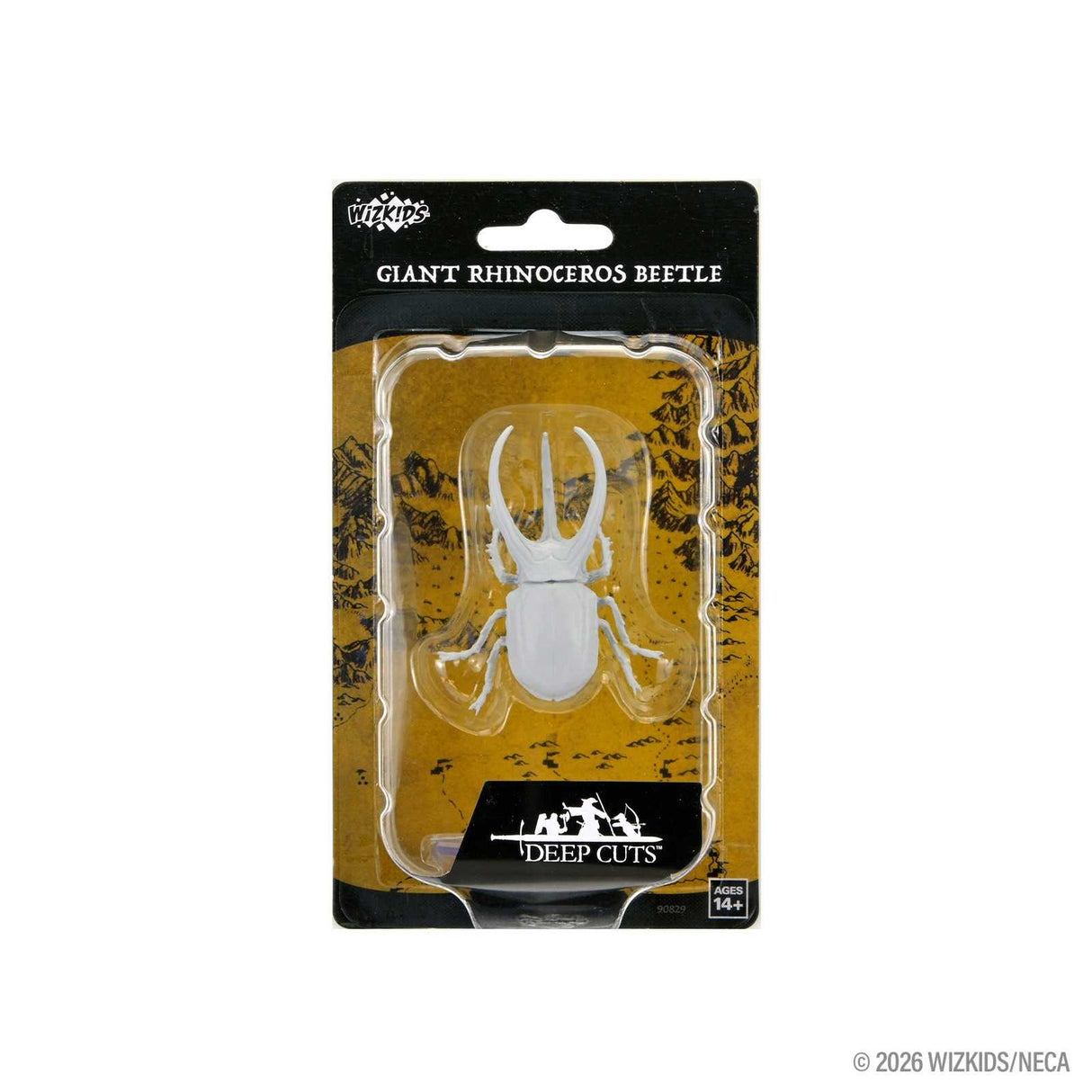 WizKids Deep Cuts Unpainted Miniatures: Giant Rhinoceros Beetle