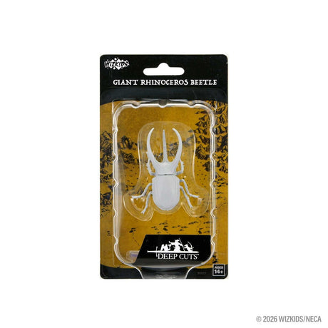 WizKids Deep Cuts Unpainted Miniatures: Giant Rhinoceros Beetle
