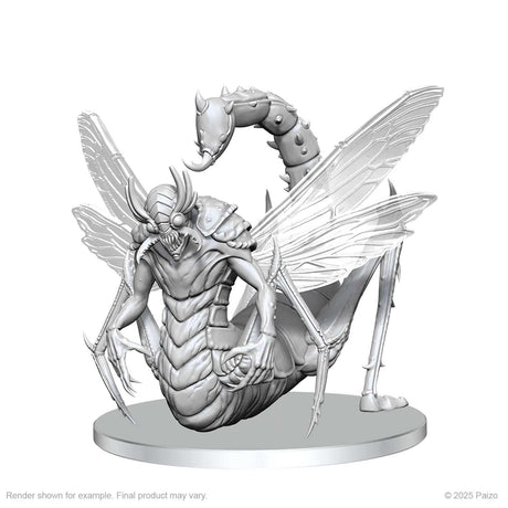 Pathfinder Deep Cuts Unpainted Miniatures: Derakni (Locust Demon)