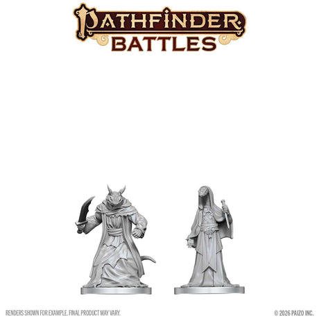 Pathfinder Battles Deep Cuts Unpainted Miniatures: Zyss & Aapoph Serpentfolk
