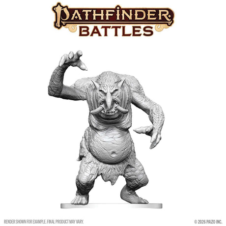 Pathfinder Battles Deep Cuts Unpainted Miniatures: Forest Troll