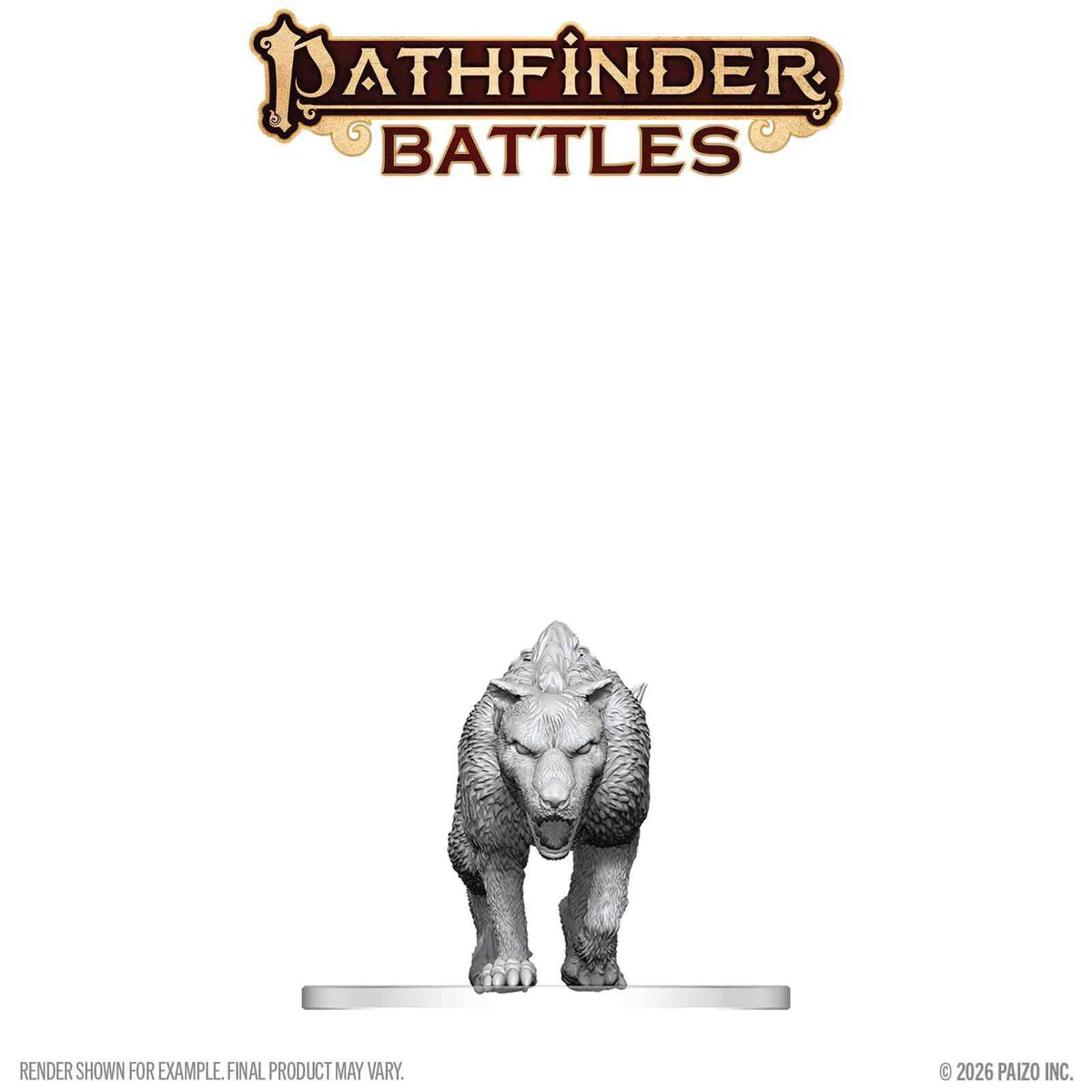 Pathfinder Battles Deep Cuts Unpainted Miniatures: Hyaenodon