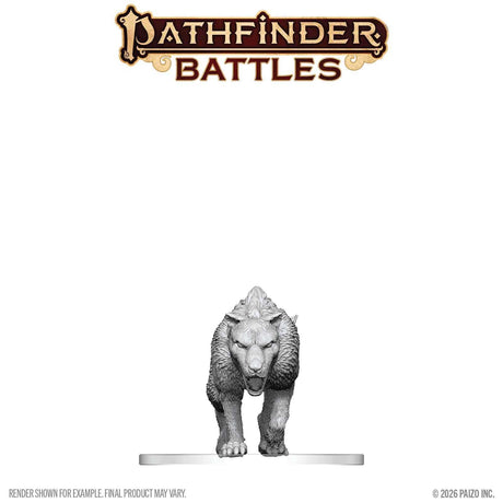 Pathfinder Battles Deep Cuts Unpainted Miniatures: Hyaenodon