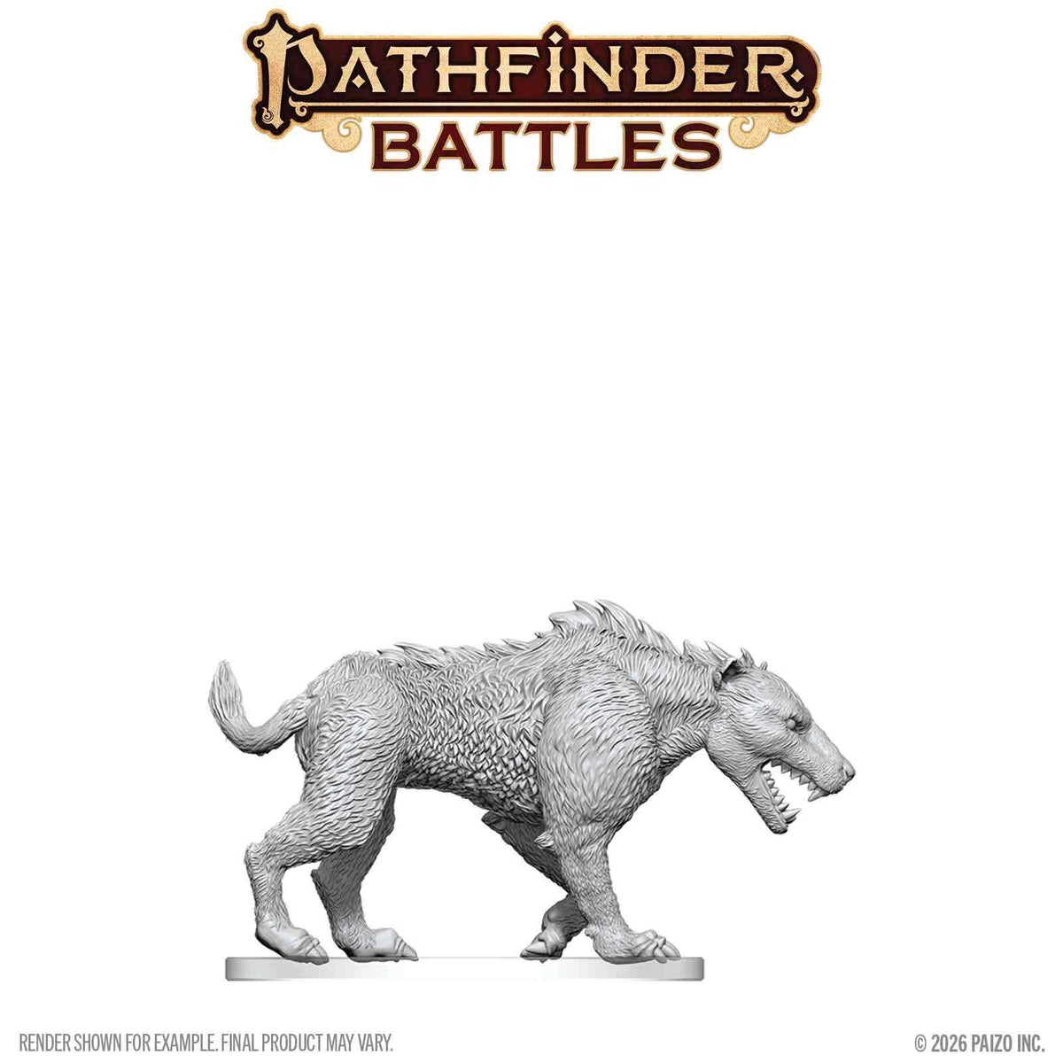 Pathfinder Battles Deep Cuts Unpainted Miniatures: Hyaenodon
