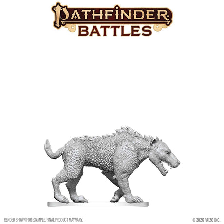 Pathfinder Battles Deep Cuts Unpainted Miniatures: Hyaenodon
