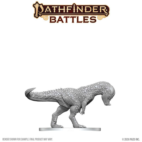 Pathfinder Battles Deep Cuts Unpainted Miniatures: Pachycephalosaurus