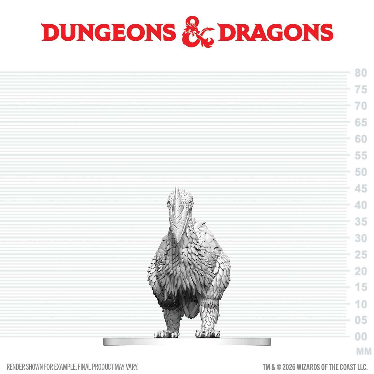 D&D Nolzur's Marvelous Unpainted Miniatures: Axe Beak (W29)