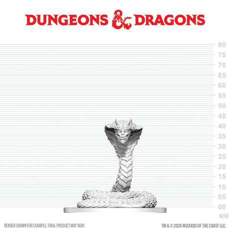 D&D Nolzur's Marvelous Miniatures: Guardian Naga (W29)