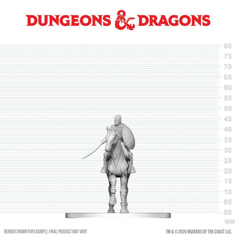 D&D Nolzur's Marvelous Miniatures: Nimblewright Steed with Rider (W29)