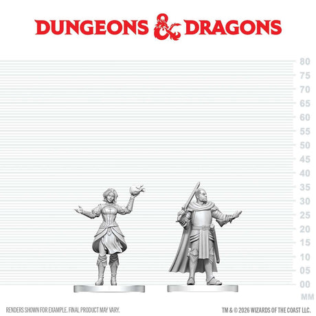 D&D Nolzur's Marvelous Miniatures: Knight & Mage Apprentice (W29)