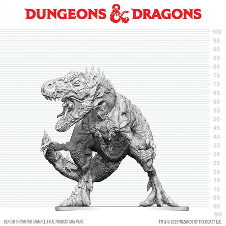 D&D Nolzur's Marvelous Unpainted Miniatures: Tyrannosaurus Zombie