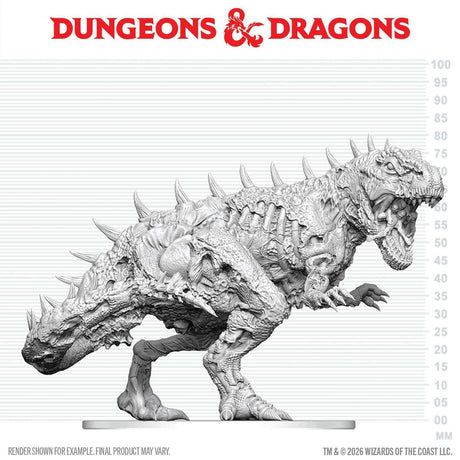 D&D Nolzur's Marvelous Unpainted Miniatures: Tyrannosaurus Zombie