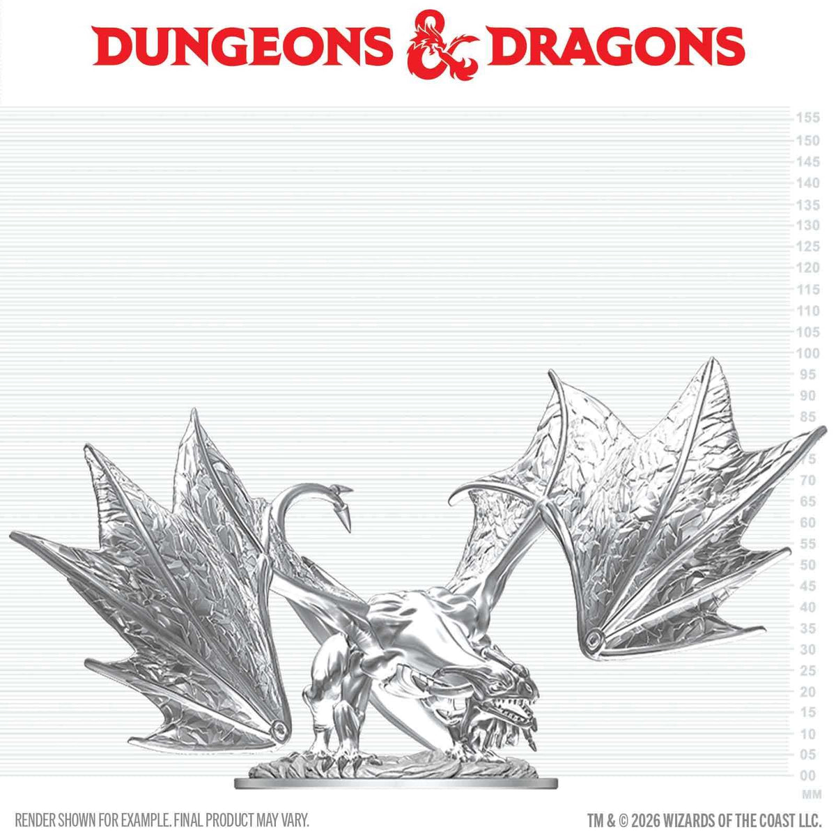 D&D Nolzur's Marvelous Unpainted Miniatures: Young Sapphire Dragon