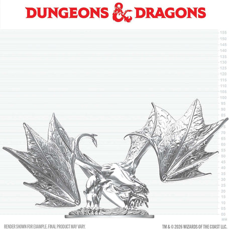 D&D Nolzur's Marvelous Unpainted Miniatures: Young Sapphire Dragon